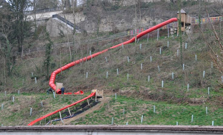 Der Rote Blitz wird aus Sicherheitsgründen abgebaut Foto: Marktgemeinde Kremsmünster