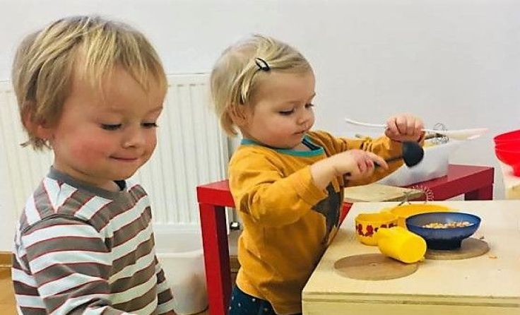 Die Spielgruppe ist ein beliebter Treffpunkt für die Kinder Foto: Sabina Haslinger
