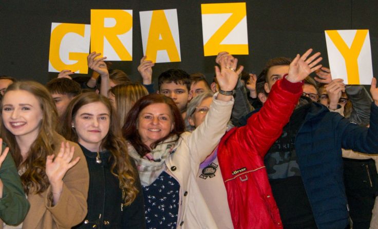 Lehrer und Schüler waren voller Vorfreude auf den Ausflug in die Steiermark. Foto: Jack Haijes