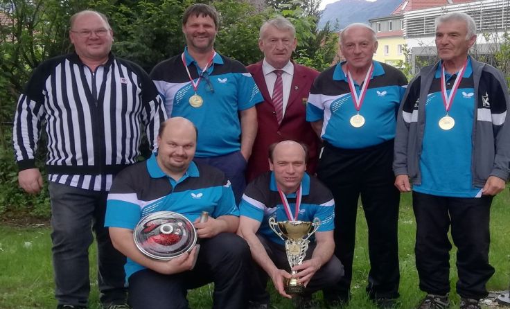 Die siegreichen Steyrlinger Sportler Foto: B17 - Stocksport