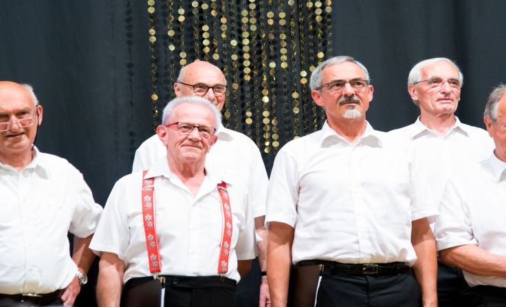 Die Sänger der Kirchdorfer Liedertafel Foto: Liedertafel