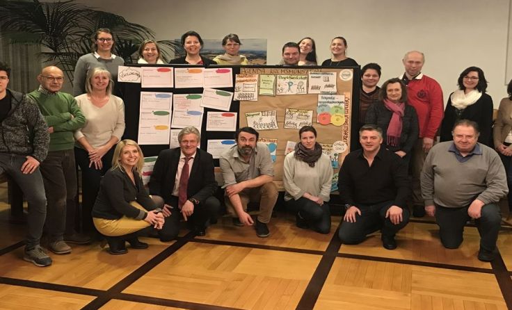 Das Kernteam der Gemeinde Kremsmünster für das Zukunftsprofil Foto: Gemeinde Kremsmünster