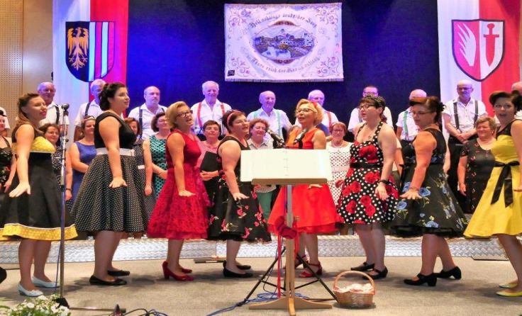 Nicht nur musikalisch wurden die 50er-Jahre zelebriert. Foto: Gesangverein Wartberg