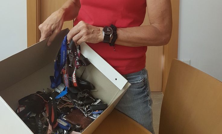 Nicht nur Schlüssel warten auf ihre Besitzer. Foto: Gemeinde Pasching