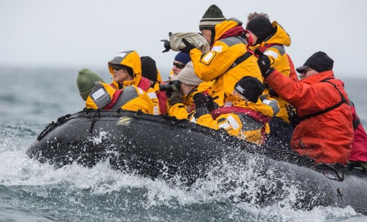 Sepp Friedhuber berichtet über seine Reise durchs sibirische Eismeer. Foto: Sepp Friedhuber
