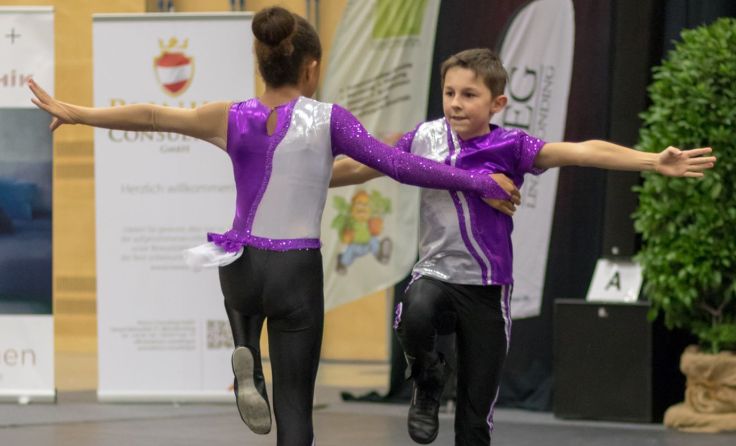 Lukas und Alysha ertanzten sich den Sieg im Austrian Cup 2019. Foto: Felix Leibetseder