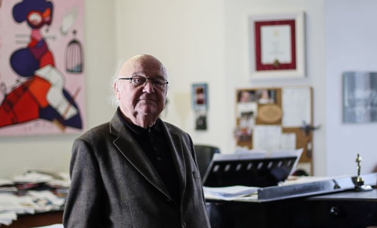 Der 2019 verstorbene Komponist in seiner Wirkungsstätte im Stift Wilhering. Foto: Weihbold