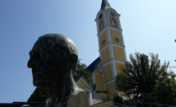 Das Bruckner-Denkmal in Ansfelden Foto: Tips