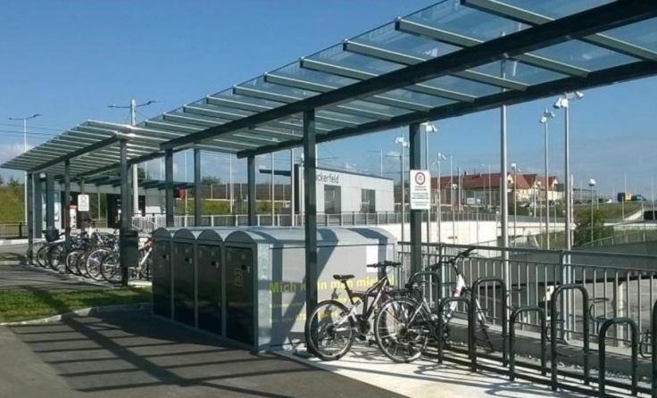 Radboxen im Bäckerfeld/Leonding. (Foto: Land OÖ / Abteilung GVÖV)