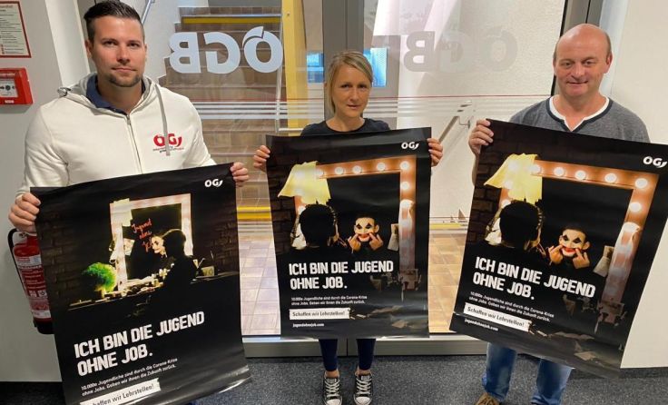Stefan Reichl, Denise Wegschaider und Kurt Winter von den ÖGJ-Jugendzentren (v.l.) (Foto: JCUV)
