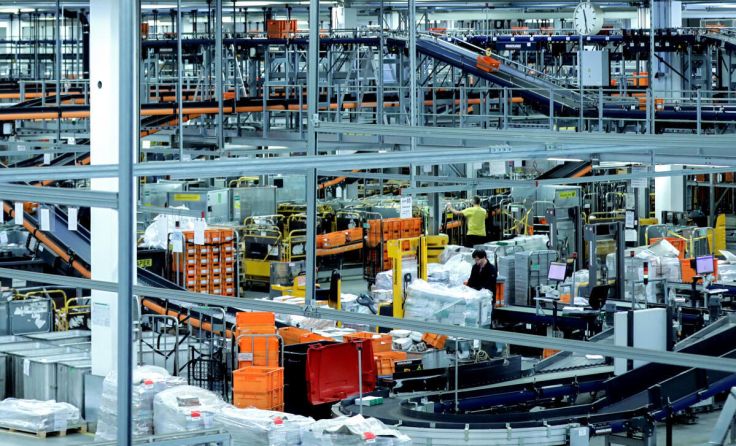 Die Auslastung im Postverteilerzentrum steigt spürbar. (Foto: Volker Weihbold)