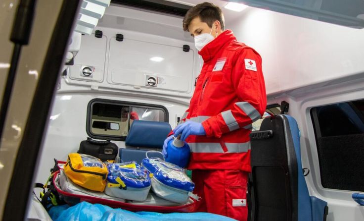Rettungssanitäter Rotes Kreuz Linz (Foto: OÖRK/Kasper)