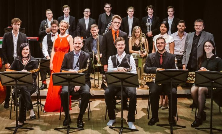 Die Bruckner Big Band begeistert mit ihrem sensationellen Sound. (Foto: Andreas Wenter)