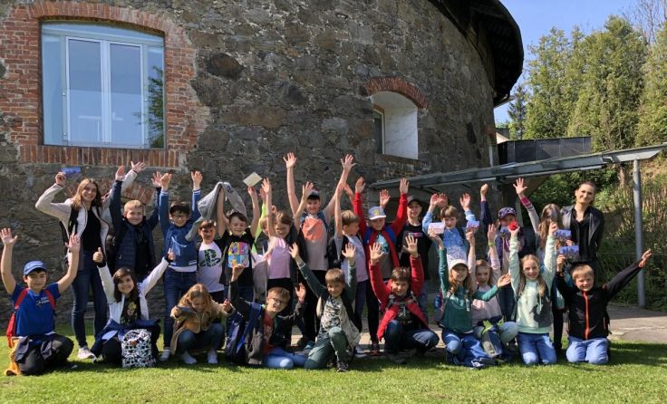 Die Kinder der Volksschule Leonding lernten etwas und hatten viel Spaß. (Foto: KUVA)