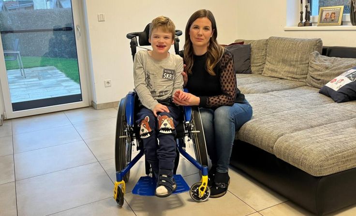 Iris Bruckner mit ihrem Sohn Janek (Foto: privat)