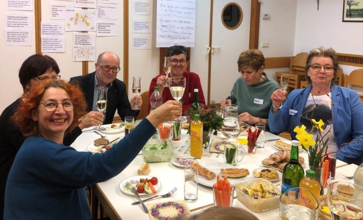 Das Treffen fand in gemütlicher Atmosphäre statt (Foto: Katholisches Bildungswerk OÖ)