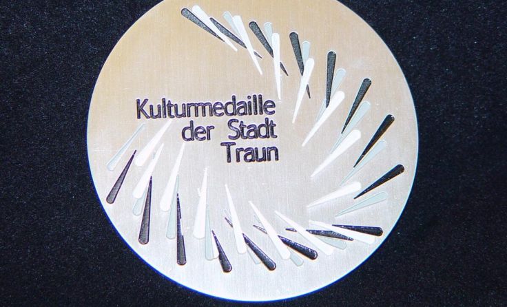 Die Kulturmedaille der Stadt Traun (Foto: Stadtarchiv Traun)