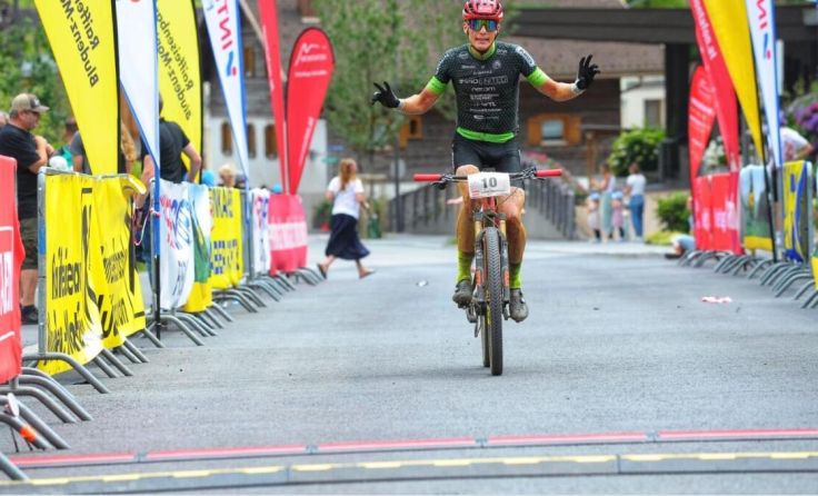 Lukas Kaufmann überzeugt im Montafon mit Rang acht. (Foto: sportograf.com)