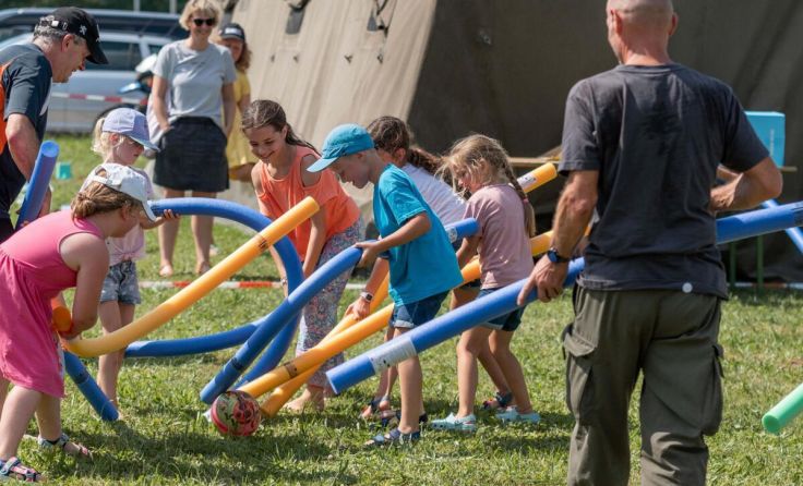 Elementarpädagogen sorgten für professionelle Betreuung (Foto: Bundesheer/Unterbuchberger)