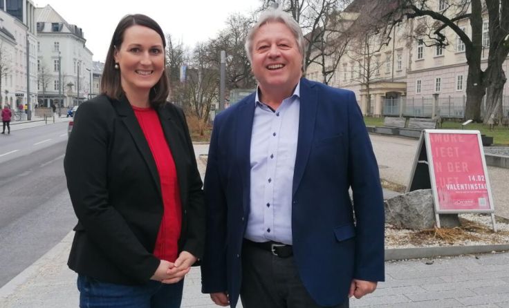Christina Mühlböck-Oppolzer und Bürgermeister Mario Mühlböck (Foto: Tips/Ramaseder)