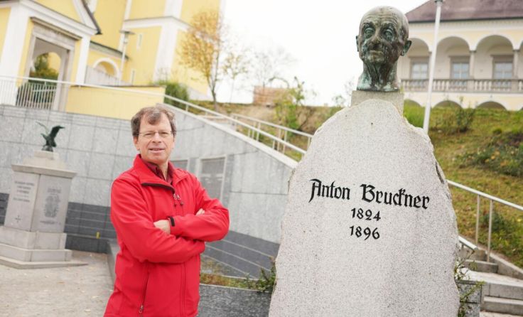 Der Obmann des Brucknerbundes Ansfelden, Peter Aigner. (Foto: Reinhard Winkler)