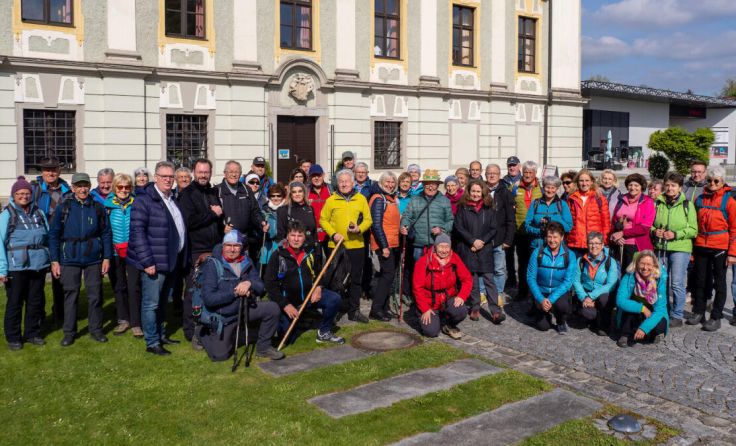 In vier Tagesetappen wurde ins Stift Schlierbach gewandert. (Foto: OÖ Seniorenbund)