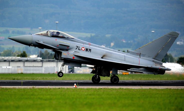 Der Eurofighter wird bald wieder aus Hörsching abheben. (Foto: Volker Weihbold)