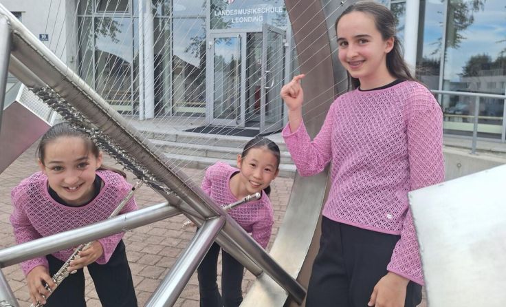Das Flöten-Ensemble Flauti con Rosa (Foto: privat)