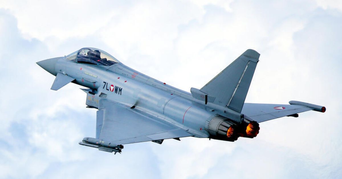 Supersonic training: Eurofighters train for emergencies