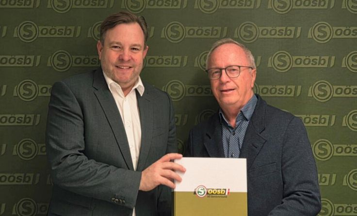 Landesgeschäftsführer Franz Ebner und Walter Kandlbinder (v.l.) (Foto: OÖ Seniorenbund)