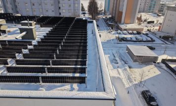 Vertikale PV-Anlage als Gemeinschaftsprojekt in Asten