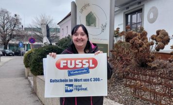 Glücksengerl landete mitten in Leonding