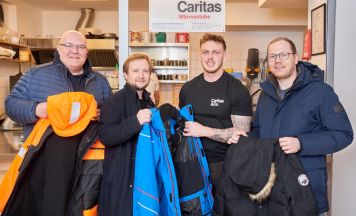 Jackenaktion bringt Wärme in die Linzer Wärmestube