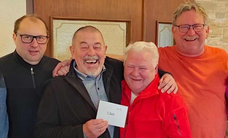 Die Schützen auf Platz 3 waren am fröhlichsten. (Foto: privat)