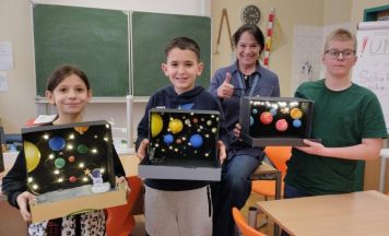 Ennser Kinder heben ins Weltall ab