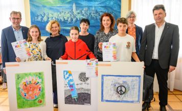 Kreativer Einsatz für den Frieden an der MMS Enns