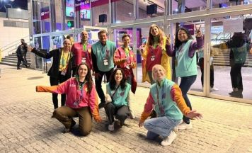 Zwei Ennserinnen waren beim ESC als „Good Vibe Officers“ im Einsatz