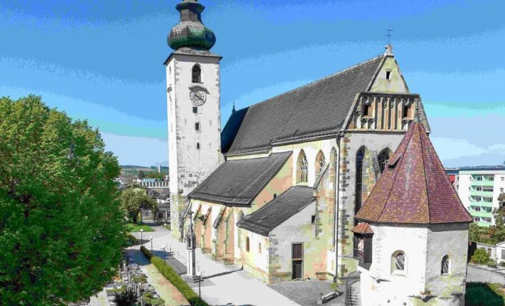Die zukünftige gemeinsame Pfarrkirche, die Basilika St. Laurenz in Enns. (Foto: emozio.at)