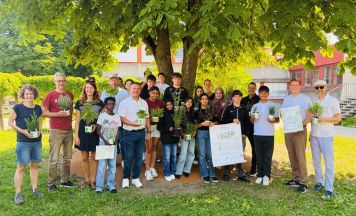 MS1 Haid startet KlimaAcker im Schulgarten