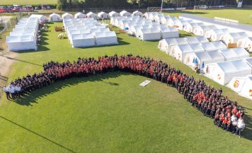 Feuerwehrjugend aus Linz-Land erlebt Zeltlager in Schönering