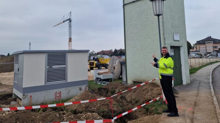 Neue Trafostation stärkt Stromnetz beim Kommunalzentrum Pucking
