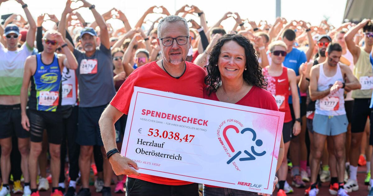 Herzlauf OÖ in Traun bringt 53.000 Euro für Herzkinder Österreich