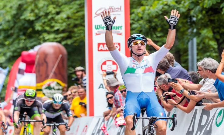 Bildtext: (Foto honorarfrei, Fotonachweis EXPA PICTURES) Olympiasieger Elia Viviani startet in Wels