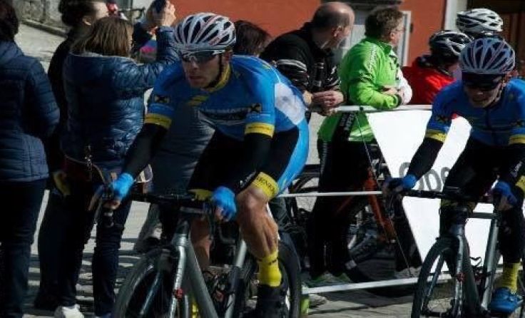 Filippo Fortin gewann gestern die Sprintwertung 