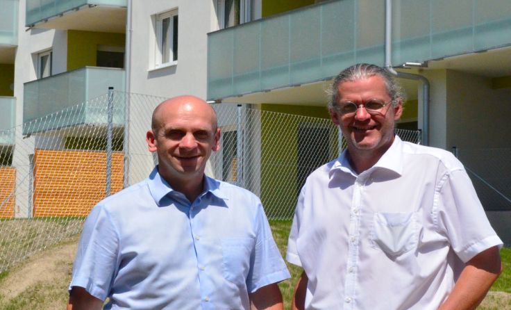 Trio- GF Wolfgang Mairhofer und Maximilian Weiß (rechts)