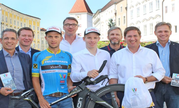 Die Stadt Wels steht voll hinter dem Welser Profi-Radteam