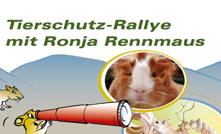 Die neue Broschüre „Tierschutz-Rallye mit Ronja Rennmaus“ ist ab sofort erhältlich 