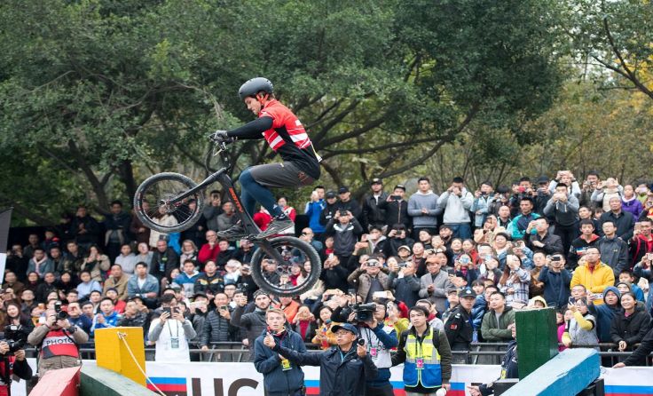 Thomas Pechhacker ist neuer UCI-Weltmeister 2018 im Trials-Radsport (Fotonachweis Leo Zhukov)