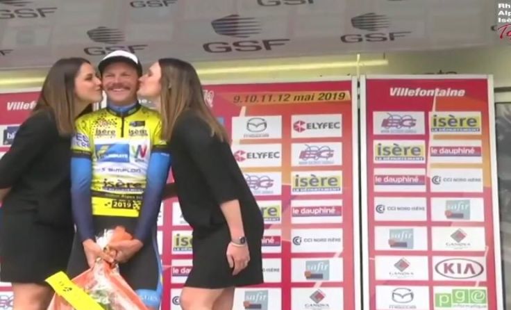 Matthias Krizek sicherte sich in Frankreichdas Gelbe Trikot 