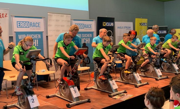 Mit vollem Einsatz traten 400 Schüler beim Ergo School Race-Finale 2019 in die Pedale 